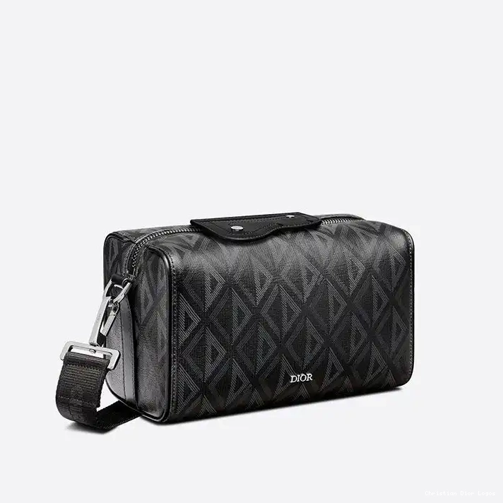 Cheap CD Lingot Black Dior Canvas Motif Bag Diamond 22 0323 Luxury